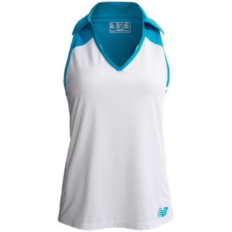 New Balance Montauk Tennis Polo Shirt - Sleeveless (For Women)