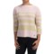 Bogner Liara Shimmer Stripe Sweater - Wool-Cashmere, 3/4 Sleeve (For Women)