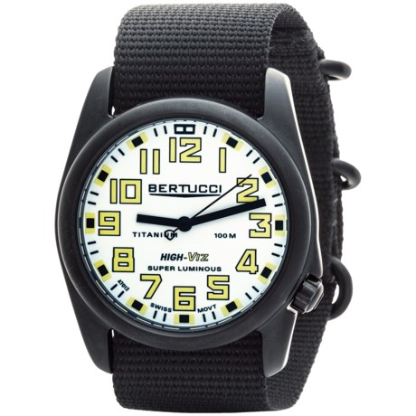 Bertucci A-4T High-Viz Watch - DX3® Nylon Strap (For Men and Women)