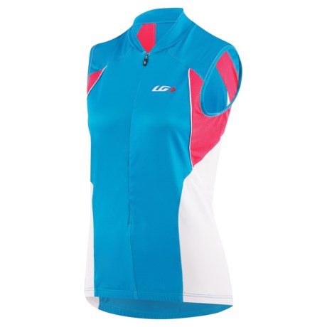 Louis Garneau Breeze Vent Cycling Jersey - Zip Neck, UPF 50+ Sleeveless (For Women)