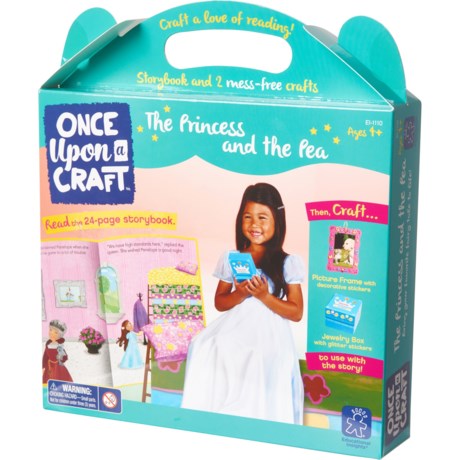 ONCE UPON A CRAFT The Princess and the Pea Book and Craft Set