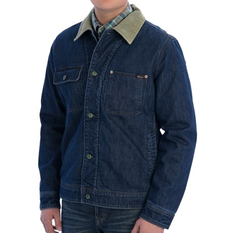 Woolrich The Drifter Denim Jacket - Insulated, Sherpa Lining (For Men)