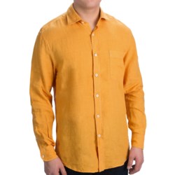 Mason's Mason’s Linen Sport Shirt - Contrast Stitching, Long Sleeve (For Men)