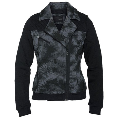 Hurley Moto Jacket - Full Zip (For Women)