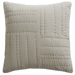 Barbara Barry Glassblock Decor Pillow - 16x16”, Combed Cotton