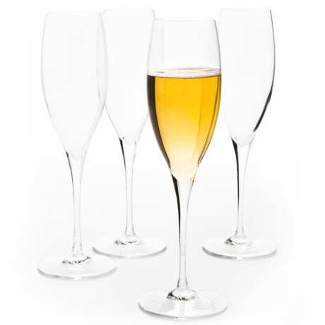 Bormioli Rocco Premium #3 Champagne Flutes - Set of 4