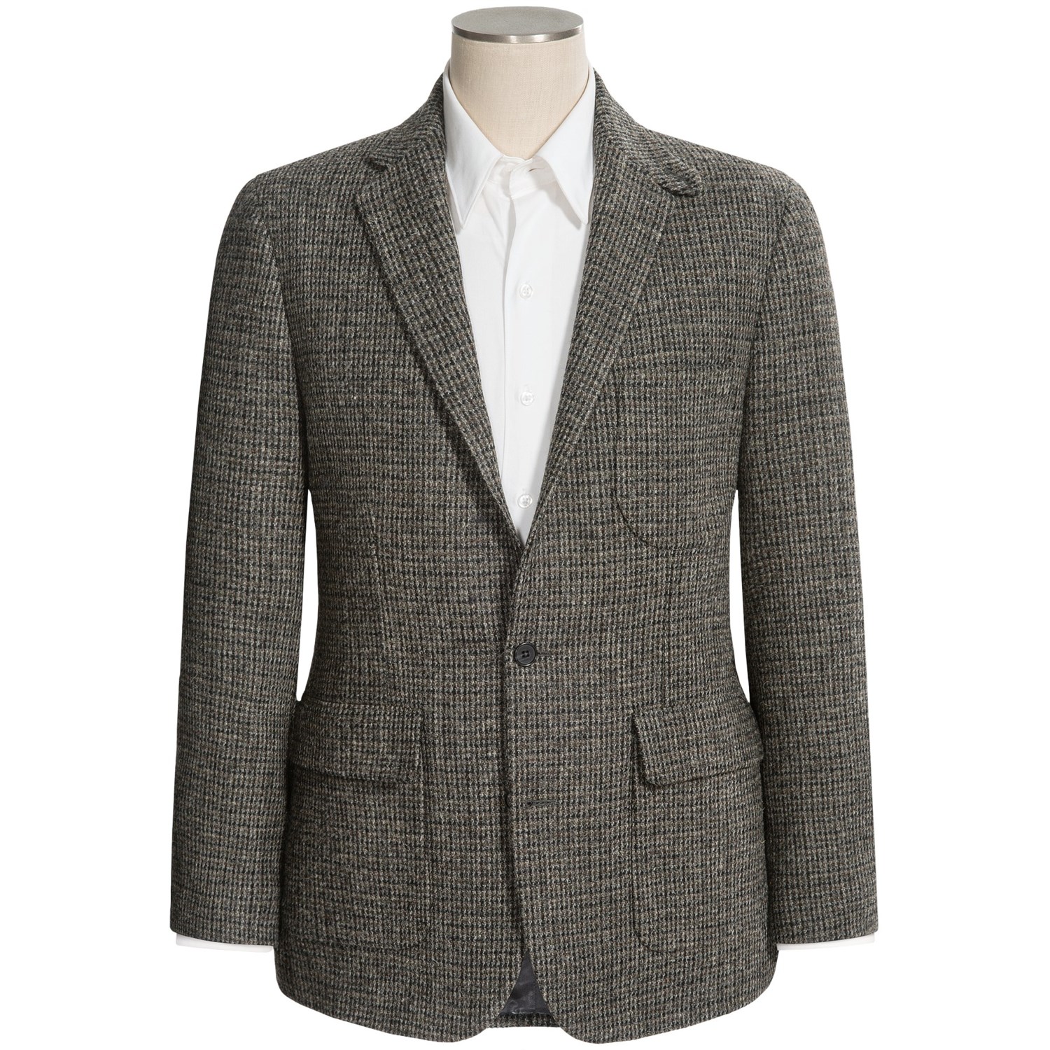 Geoffrey Beene’s Multi-Check Harris Tweed Sport Coat (For Men) 8326W ...