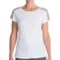 dylan Shoulder Studded T-Shirt - Short Sleeve (For Women)