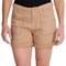 dylan Haute Studded Herringbone Twill Shorts - Linen-Cotton (For Women)