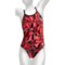 Dolfin Domino Swimsuit - UPF 50+, Chloroban®, V-Back (For Women)