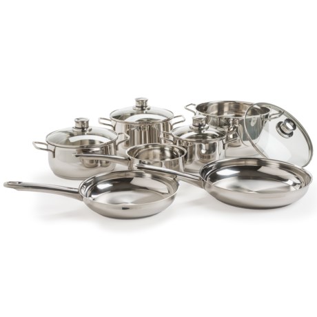 WMF Diadem Plus Cookware Set - Cromargan® 18/10 Stainless Steel, 11-Piece