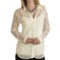 Roper Floral Lace Sheer Georgette Blouse - Long Sleeve (For Women)