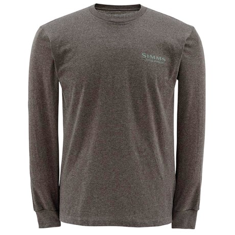 Simms Geo Bass T-Shirt - Long Sleeve (For Men)