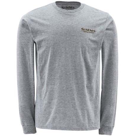 Simms Riffle Trout T-Shirt - Long Sleeve (For Men)