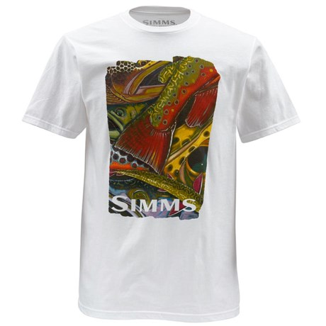 Simms DeYoung Trout Confetti T-Shirt - Short Sleeve (For Men)