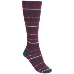 Woolrich Snowflake Knee-High Socks - Merino Wool, Over-the-Calf (For Women)