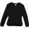 adidas Black Logo Pullover Sweatshirt (For Big Girls)