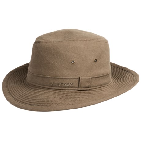 Stetson Park Forest Safari Hat - UPF 40+, Organic Cotton (For Men and Women)