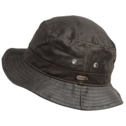 Stetson Faux-Oilcloth Bucket Hat (For Men and Women)