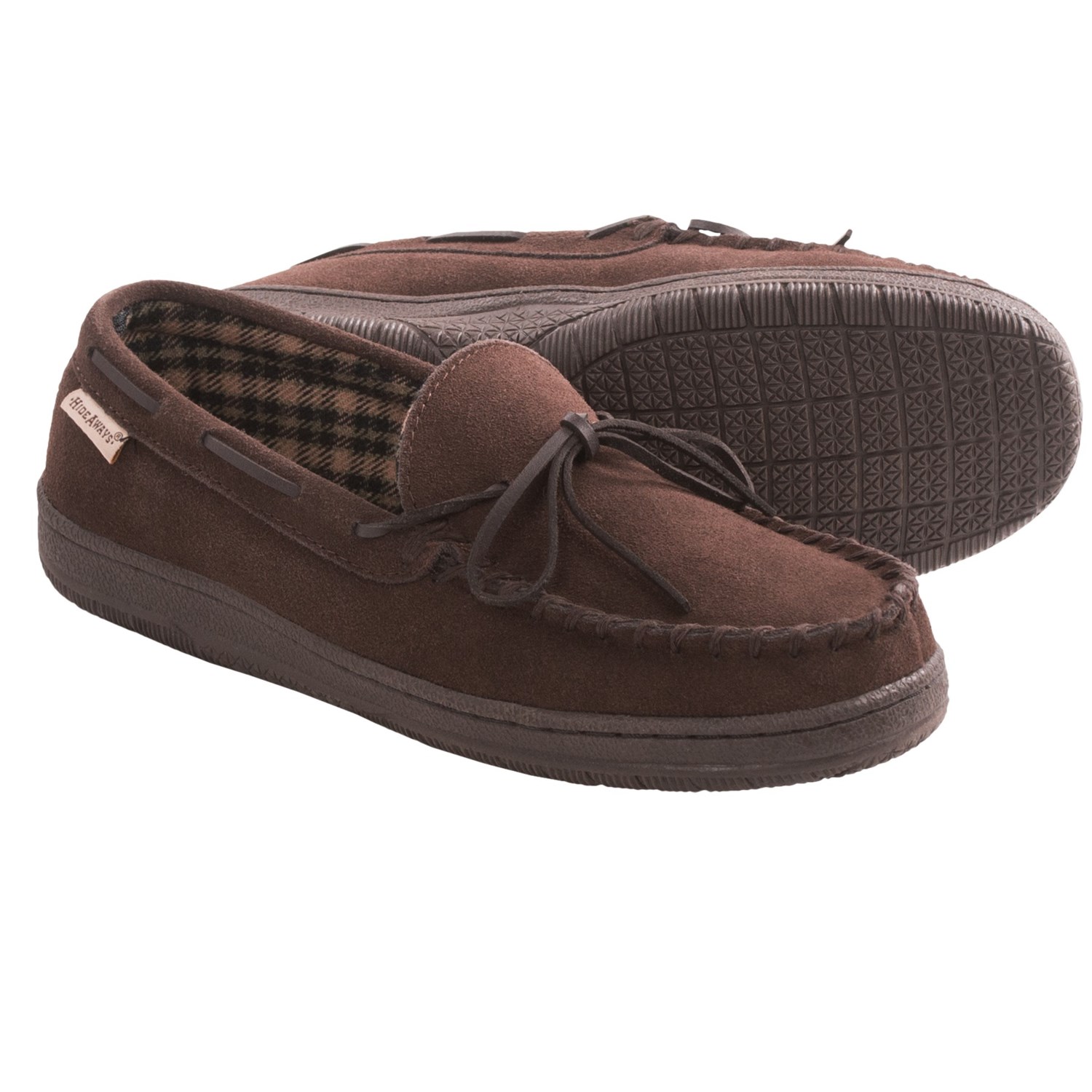 HideAways by L.B. Evans Marion Moccasin Slippers (For Men) 8384N - Save 50%