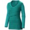 Mountain Hardwear DrySpun Stripe Shirt - UPF 25+, V-Neck, Long Sleeve (For Women)