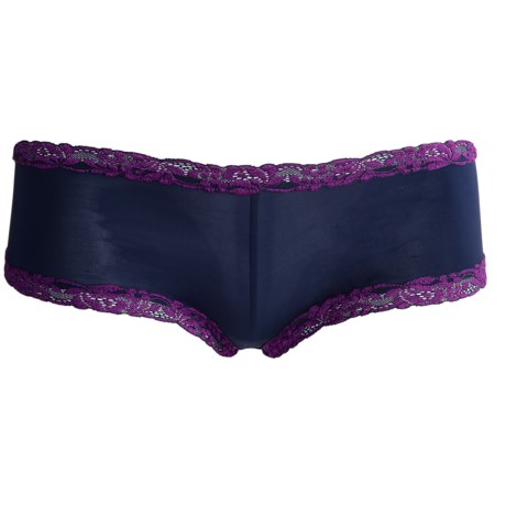 Natori Lace Trim Body Double Panties - Boy Shorts (For Women)