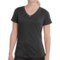 FDJ French Dressing Solid Basic V-Neck T-Shirt - Mercerized Cotton, Short Sleeve (For Women)