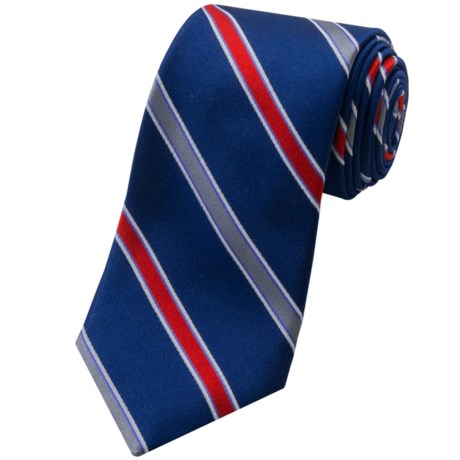 Altea Banded Stripe Tie - Silk (For Men)