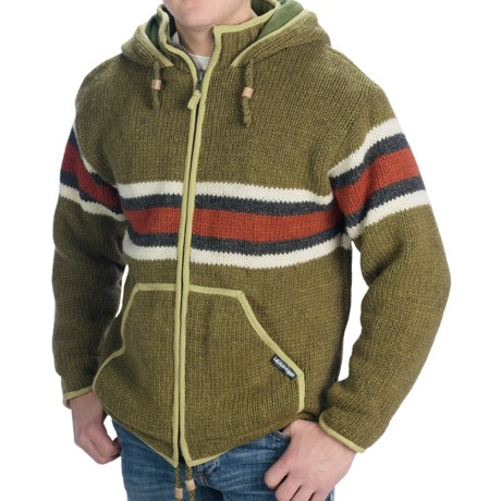 Laundromat Gordie Wool Sweater - Fleece Lining, Full Zip (For Men)