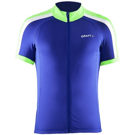 Craft Sportswear Active Bike Move Cycling Jersey – UPF 25+, Full-Zip, Short Sleeve (For Men)