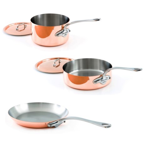 Mauviel M’heritage Copper Cookware Set - 5-Piece