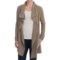 Brodie Long Cashmere Cardigan Sweater For Women)