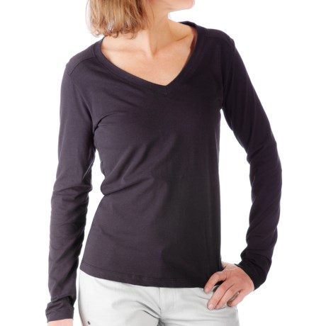 Mountain Khakis Anytime T-Shirt - V-Neck, Long Sleeve (For Women)