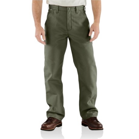 Carhartt FR Flame-Resistant Duck Work Dungaree Pants (For Big and Tall Men)