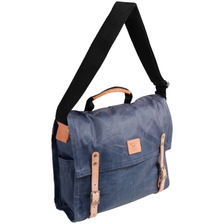 Will Leather Goods Waxed Canvas Messenger Bag