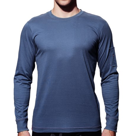 VK Nagrani Eco Ryder Slim Fit T-Shirt - Organic Pima Cotton, Long Sleeve (For Men)