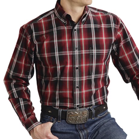 Roper Plaid Western Shirt - Long Sleeve (For Men)