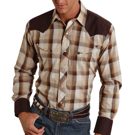 Roper Vintage Plaid Shirt - Long Sleeve (For Men)