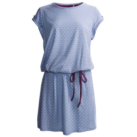 Calida Oriental Dream Nightshirt - Cord Tie, Short Sleeve (For Women)