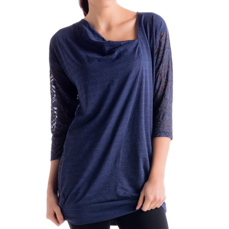 Lole Hedia Tunic Shirt - Burnout Jersey, 3/4 Sleeve (For Women)