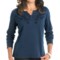 Woolrich First Forks Split Neck Embroidered Shirt - Long Sleeve (For Women)