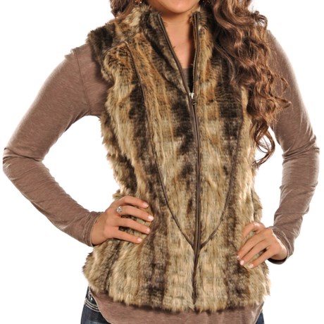 Powder River Outfitters Ember Faux-Fur Vest (For Women)