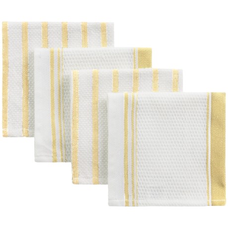 Home Fashions Leila Stripe Dishcloths - 4-Pack