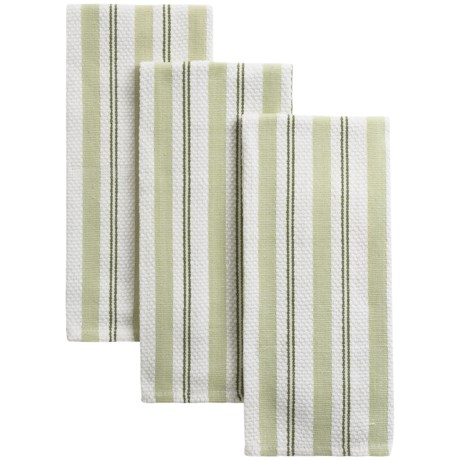Home Fashions Arianne Collection Stripe Kitchen Towels - 3-Pack