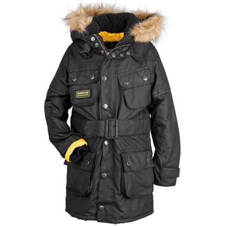Barbour International Sylkoil Parka - Waxed Cotton (For Boys)