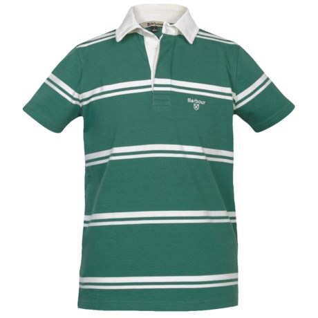 Barbour Topsham Rugby Shirt - Short Sleeve (For Boys)