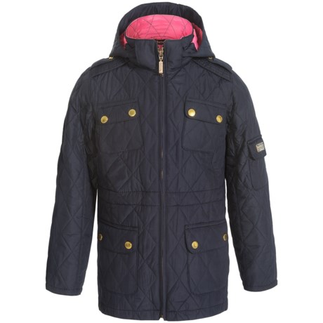Barbour Helina Diamond Quilted Jacket (For Girls)
