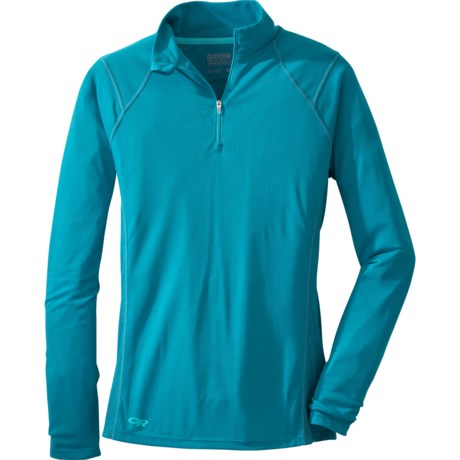Outdoor Research Essence Shirt - Zip Neck, Long Sleeve (For Women)