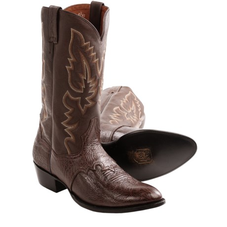 Dan Post 13” Shoulder Print Cowboy Boots - R-Toe (For Men)