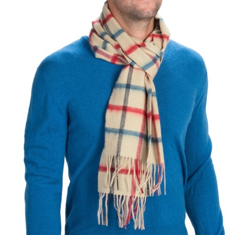 Barbour Lambswool-Cashmere Blend Scarf (For Men and Women)